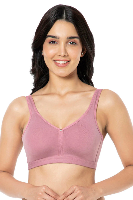Amante Cotton Chic Support Solid Non Padded Non-Wired Bra 93101