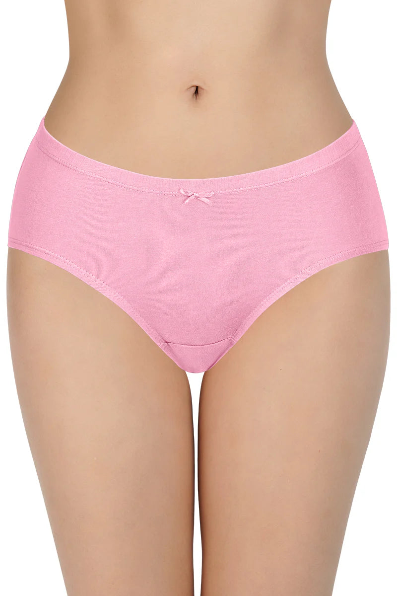 Amante Insert Elastic Waistband Hipster Solid Assorted Panty (Pack of 3 Colors & Prints May Vary)