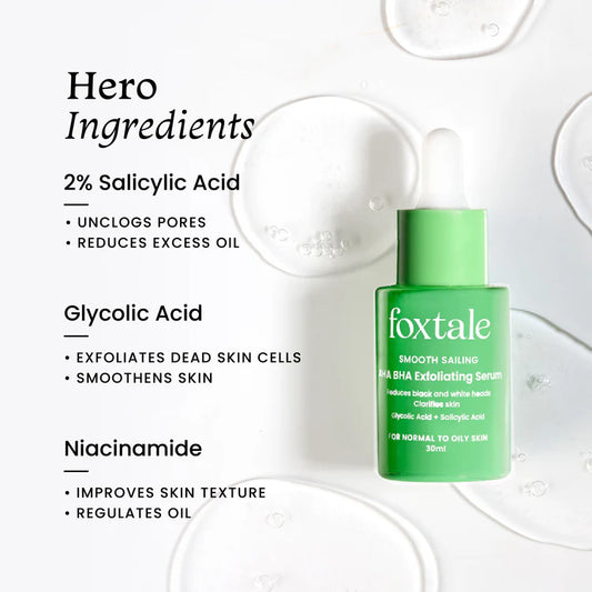 Foxtale AHA BHA Exfoliating Serum
