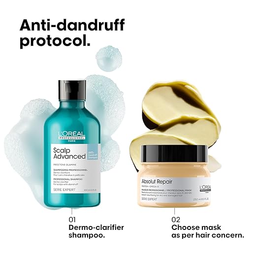 L'Oréal Professionnel Serie Expert Instant Clear Shampoo | For anti-dandruff action | Soothes the scalp & controls flakes
