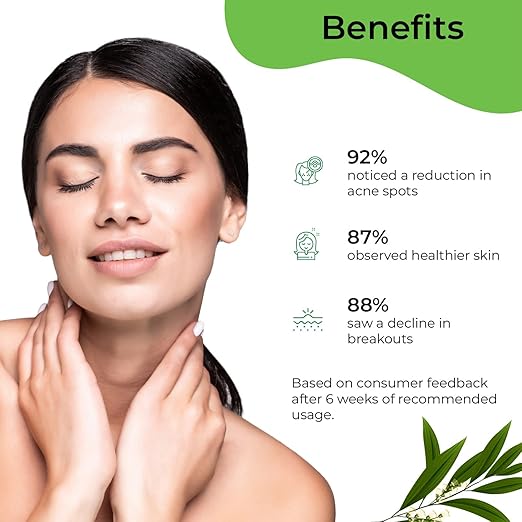 Pilgrim Tea Tree & 10% Niacinamide blemish-remover serum with Zinc PCA for acne prone skin Acne scar reducing 10% Niacinamide serum for face