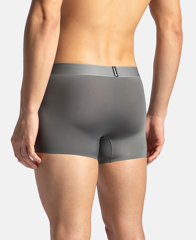 Jockey IC44 Men's Tactouch Microfiber Elastane Stretch Seamfree Bonded Solid Trunk with Internal Breathable Mesh