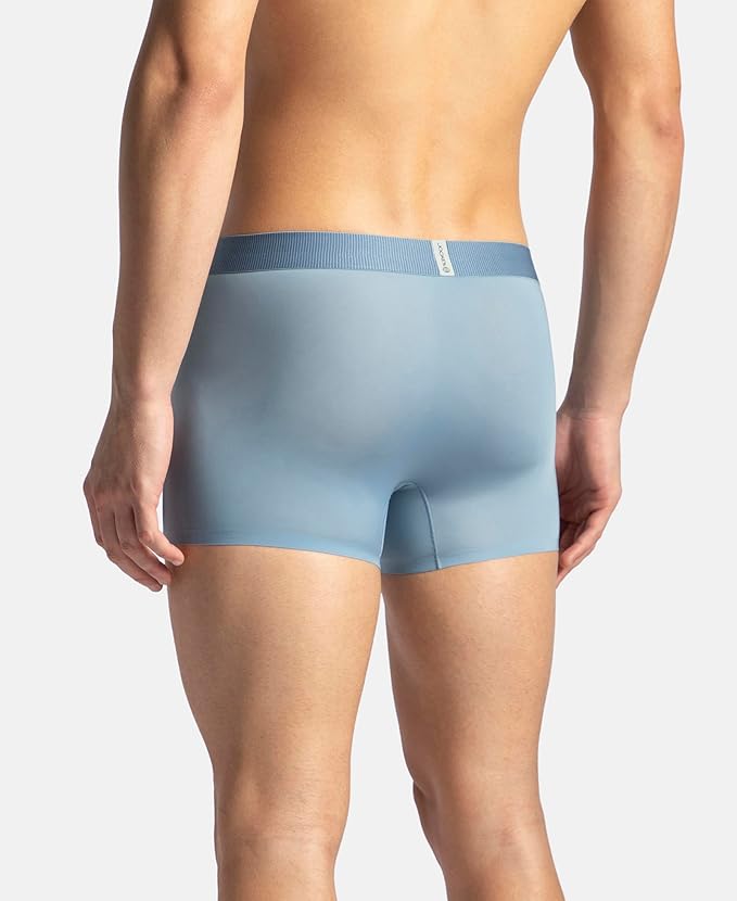 Jockey IC44 Men's Tactouch Microfiber Elastane Stretch Seamfree Bonded Solid Trunk with Internal Breathable Mesh