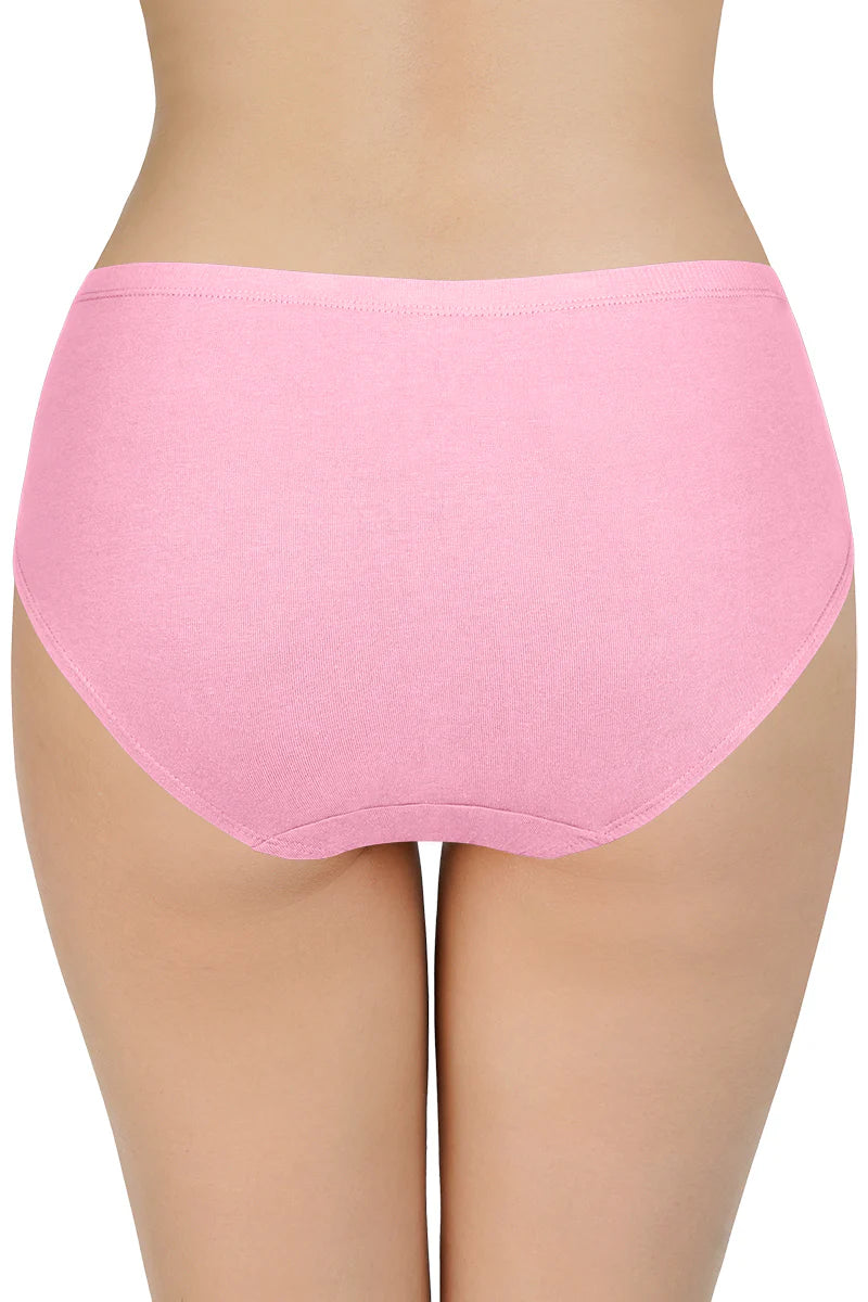 Amante Insert Elastic Waistband Hipster Solid Assorted Panty (Pack of 3 Colors & Prints May Vary)