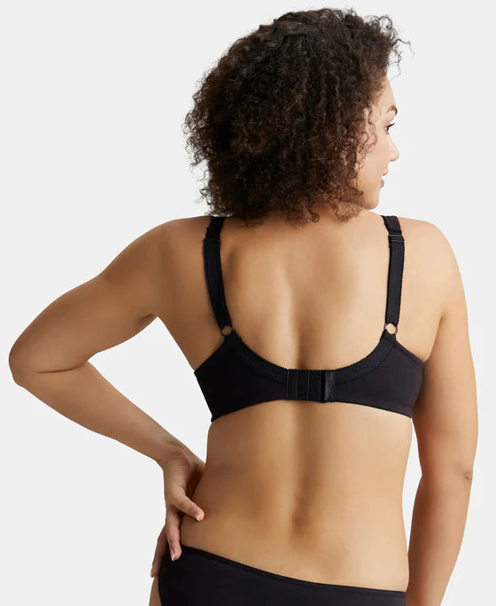 Jockey ES24X Plus Size Bra | Wirefree | Non Padded | Full Coverage with Plush Lining Cup| Super Combed Cotton Elastane Fabric