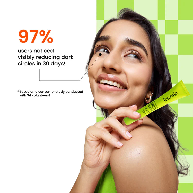 Foxtale Brightening Under Eye Cream A dark circle reducing eye cream that works like a under eye filler | 20 ml