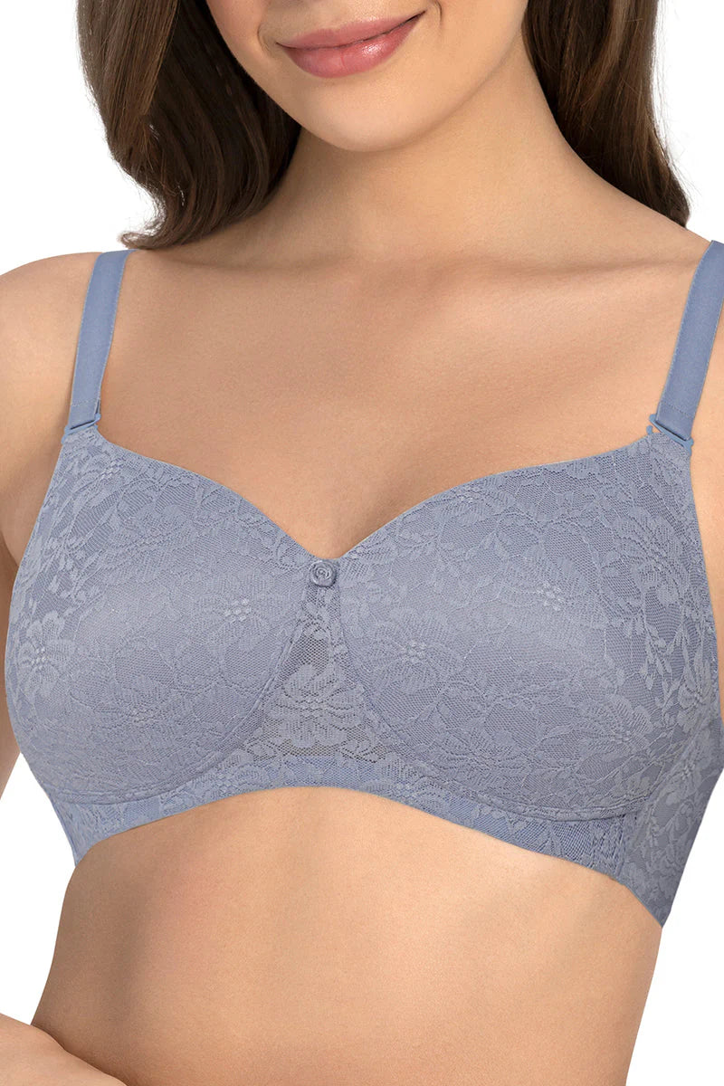 Amante Floral Romance Non Wired Lightly Padded Non-Wired Full Coverage Bra-10306