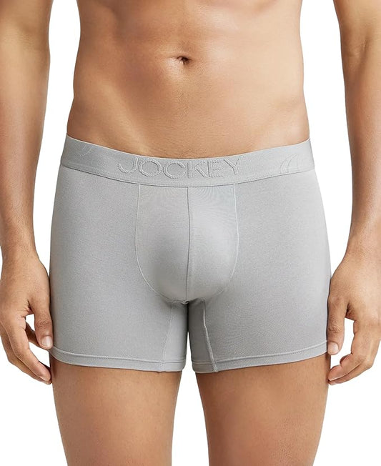 Jockey IC25 Men's Tencel Micro Modal Cotton Elastane Stretch Solid Trunk with Natural Stay Fresh Properties