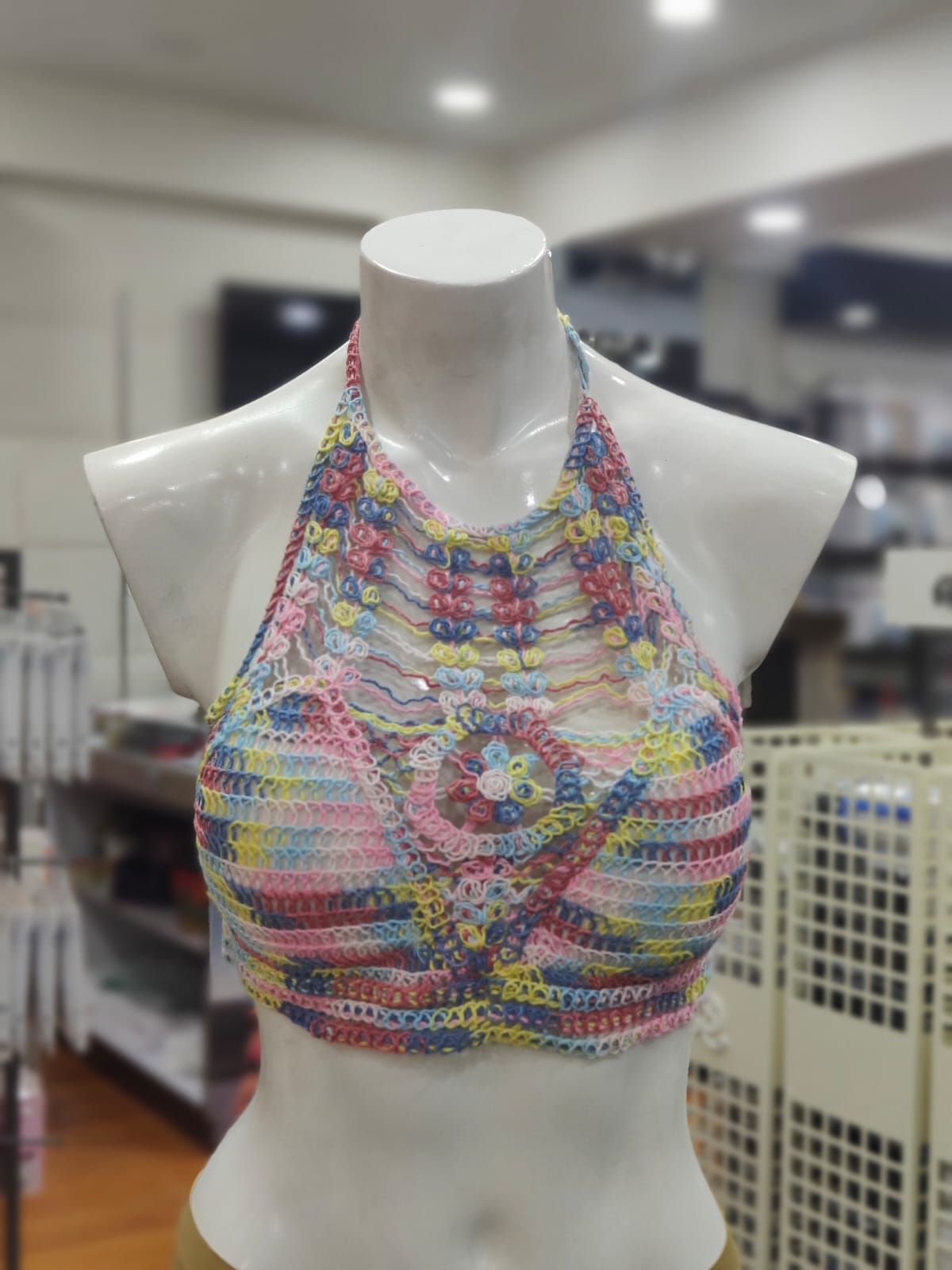 Crochet Bralette Knit Bra