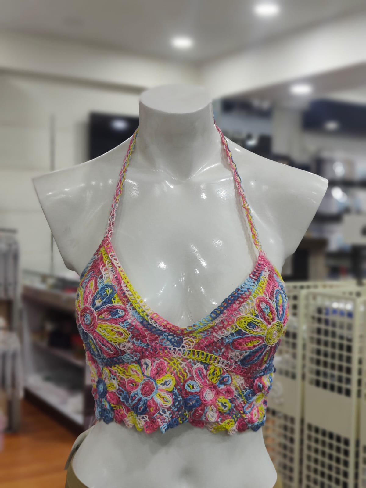 Crochet Bralette Knit Bra