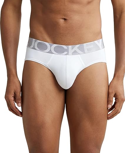 Jockey IC27 Men's Tactel Microfiber Elastane Stretch Solid Brief with Moisture Move Treatment
