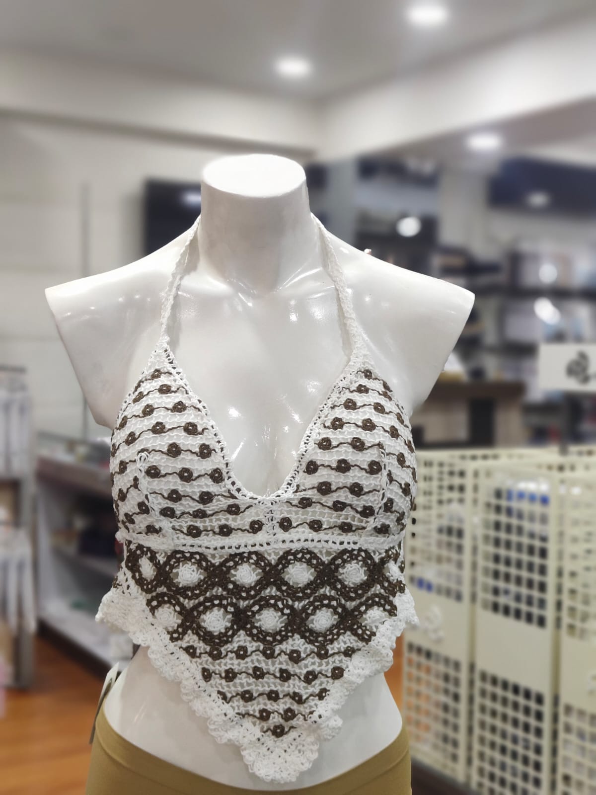 Crochet Bralette Knit Bra