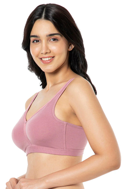 Amante  Cotton Chic Support Solid Non Padded Non-Wired Bra  93101