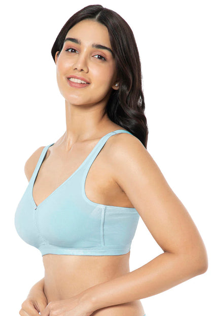 Amante  Cotton Chic Support Solid Non Padded Non-Wired Bra  93101