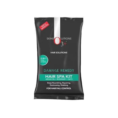 O3+ Hair Spa Kit Infused with Argan Oil, Rosemary & Oats for Fall Control, Deep Nourishing & Repairing  Shampoo  Hair Mask  Hair Serum