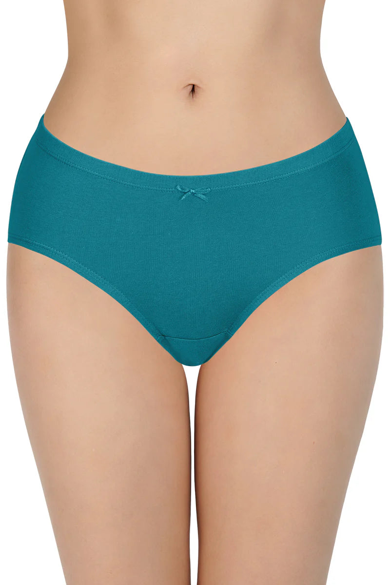 Amante  Insert Elastic Waistband Hipster Solid Assorted Panty (Pack of 3 Colors & Prints May Vary)