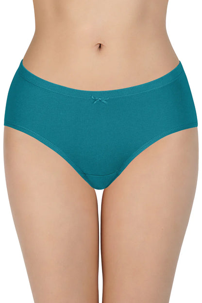 Amante  Insert Elastic Waistband Hipster Solid Assorted Panty (Pack of 3 Colors & Prints May Vary)
