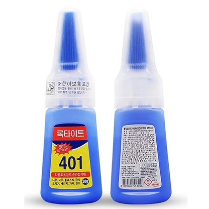 Nail Glue - Super Glue Stronger For Artificial Or Fake Nails,Nail Art 20g - Bottle 401 Rapid Fix Handmade Adhesive Quick Dry