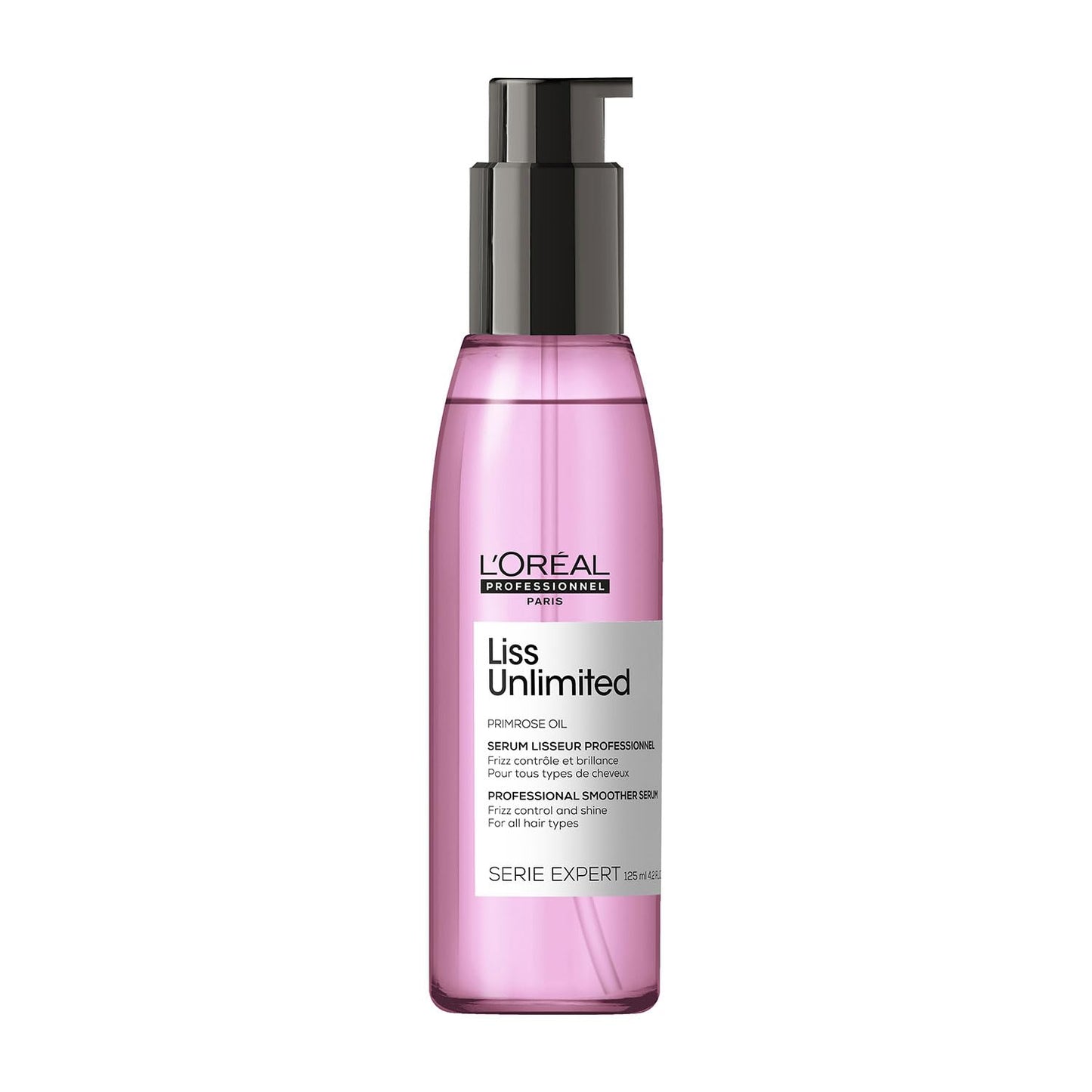 L'Oréal Professionnel Serie Expert Liss Unlimited Blow Dry Serum 125 Ml, For Frizz-Free Hair