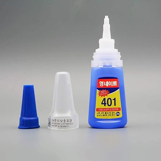 Nail Glue - Super Glue Stronger For Artificial Or Fake Nails,Nail Art 20g - Bottle 401 Rapid Fix Handmade Adhesive Quick Dry