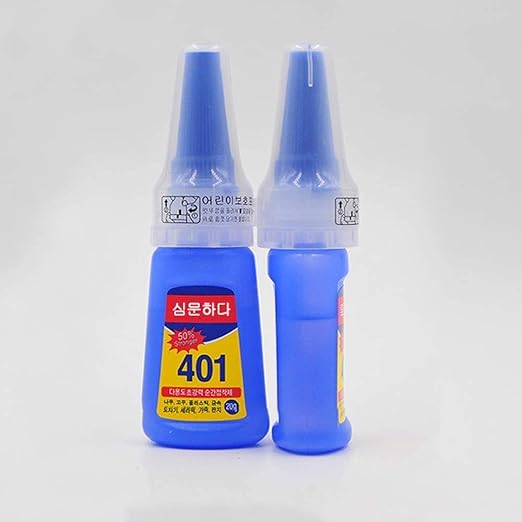 Nail Glue - Super Glue Stronger For Artificial Or Fake Nails,Nail Art 20g - Bottle 401 Rapid Fix Handmade Adhesive Quick Dry