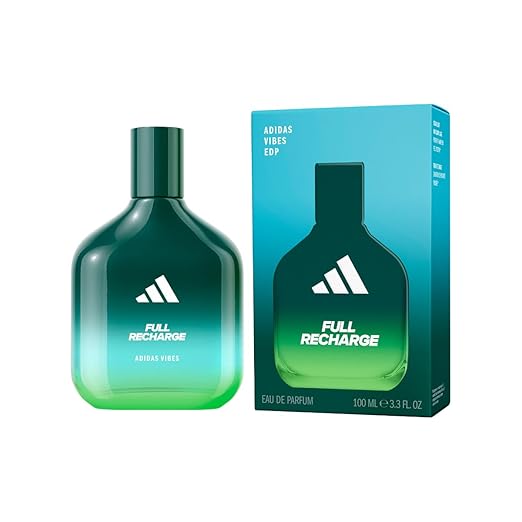 adidas Vibes Full Recharge Eau De Parfum Liquid for Men - 100Ml