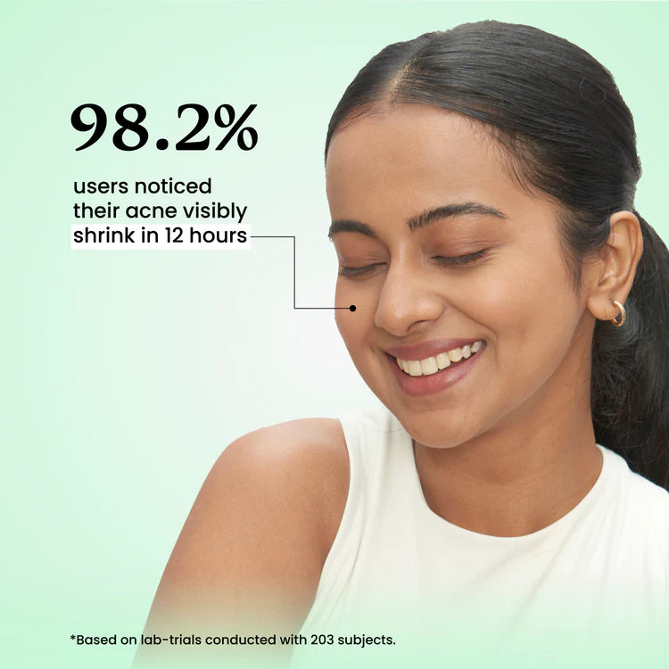 Foxtale Acne Spot Corrector with Salicylic Acid Shrinks and treats active acne in 12 hours | 15ml