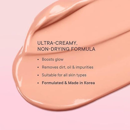 Quench Brightening Pink Clay Mask  Korean Clay Mask with Cherry Blossom & Kaolin Clay  Made in Korea (50ml)