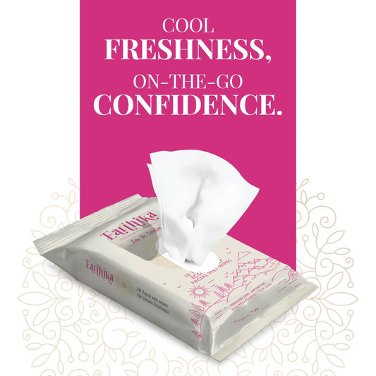 Earthika Thick & Soft Eco-Friendly Facial Wet Wipes (25 Wipes)