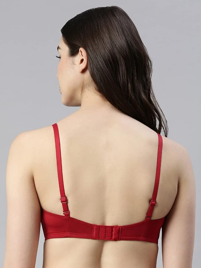 Enamor Strapless and Multiway Styling Women's Everyday Cotton Tube Bra - Perfect Shaping, Non-Padded, Wirefree, High-Coverage - A019