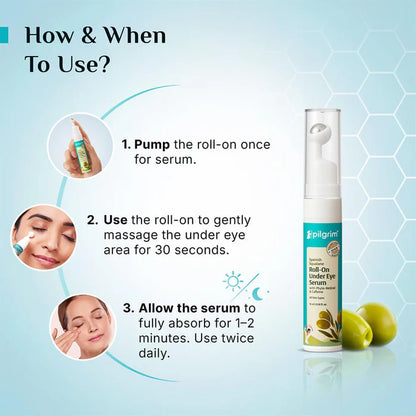 Pilgrim Squalane Roll-On Under Eye Serum