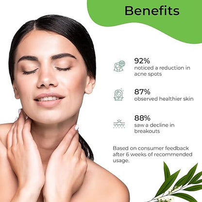 Pilgrim Tea Tree & 10% Niacinamide blemish-remover serum with Zinc PCA for acne prone skin  Acne scar reducing 10% Niacinamide serum for face