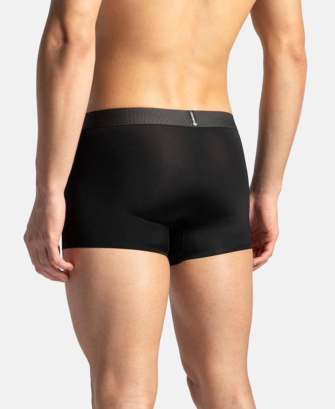 Jockey IC44 Men's Tactouch Microfiber Elastane Stretch Seamfree Bonded Solid Trunk with Internal Breathable Mesh