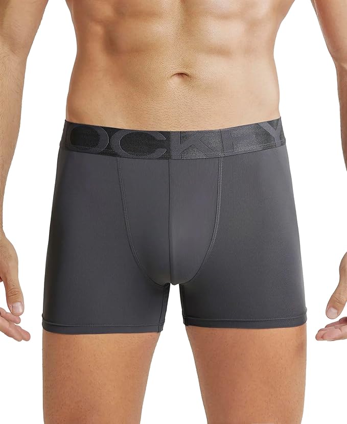 Jockey IC28 Men's Tactel Microfiber Elastane Stretch Solid Trunk with Moisture Move Treatment