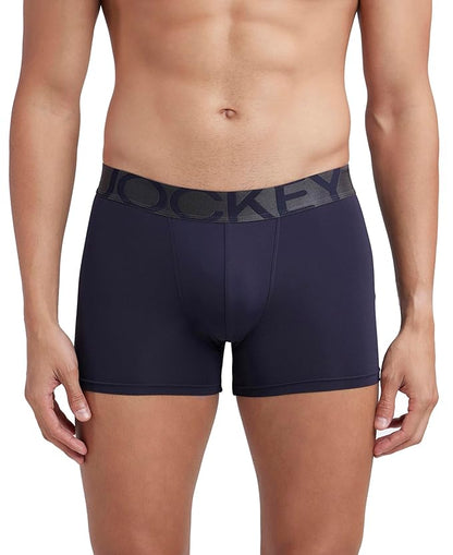 Jockey IC28 Men's Tactel Microfiber Elastane Stretch Solid Trunk with Moisture Move Treatment