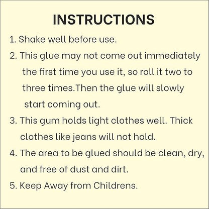 KeepStyle Anti-Slip Roll-On Body Glue | Skin Adhesive for Clothing, Dresses, Bra, & Anti-Exposure Fix | Non-Slip, Gentle & Invisible Hold