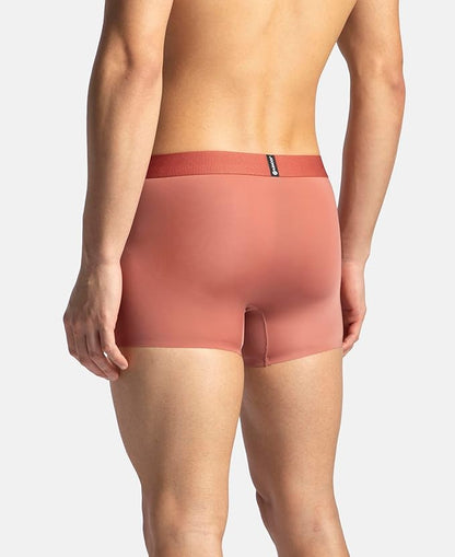 Jockey IC44 Men's Tactouch Microfiber Elastane Stretch Seamfree Bonded Solid Trunk with Internal Breathable Mesh