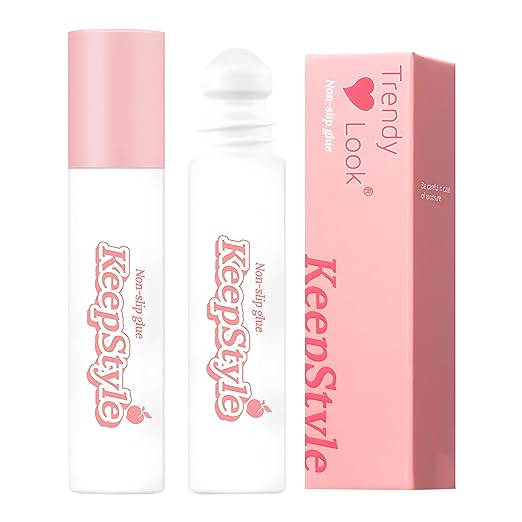 KeepStyle Anti-Slip Roll-On Body Glue | Skin Adhesive for Clothing, Dresses, Bra, & Anti-Exposure Fix | Non-Slip, Gentle & Invisible Hold