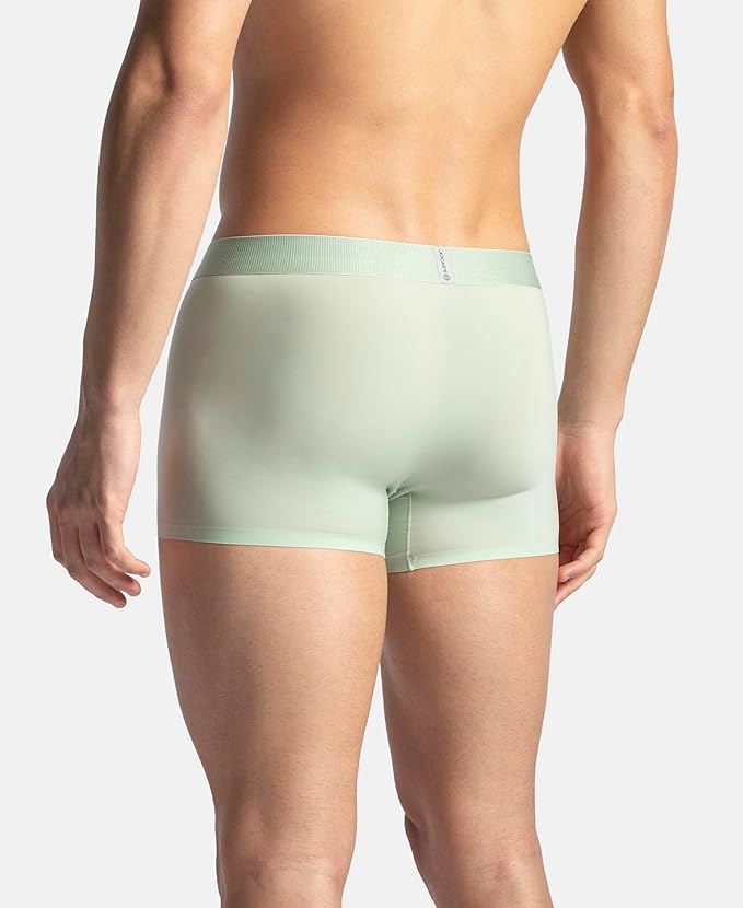 Jockey IC44 Men's Tactouch Microfiber Elastane Stretch Seamfree Bonded Solid Trunk with Internal Breathable Mesh