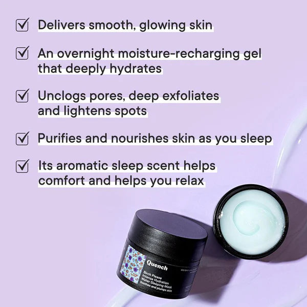 Quench Birch Please Intense Hydration Water Sleeping Mask Mini 10ml