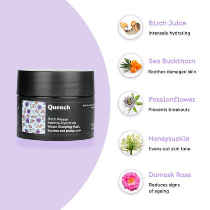 Quench Birch Please Intense Hydration Water Sleeping Mask Mini 10ml