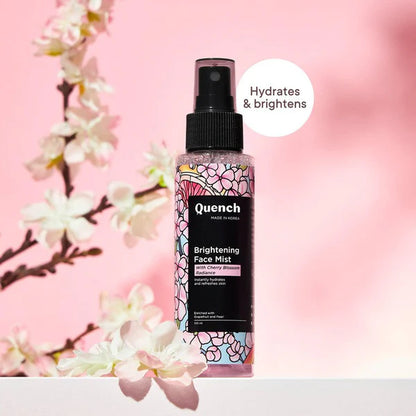 Quench Brightening Face Mist Toner with Cherry Blossom Radiance - 100 ML