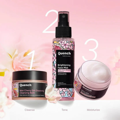 Quench Brightening Face Mist Toner with Cherry Blossom Radiance - 100 ML