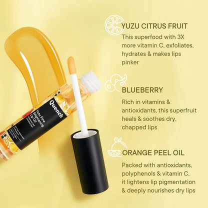 Quench Brightening Lip Oil with Yuzu Vitamin C - 5 ML