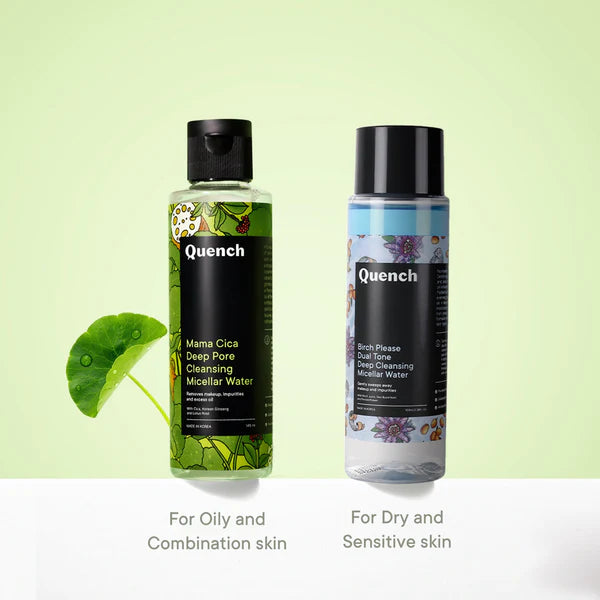 Quench Deep Pore Cleansing Micellar Water with Cica Herb Repair-30ml