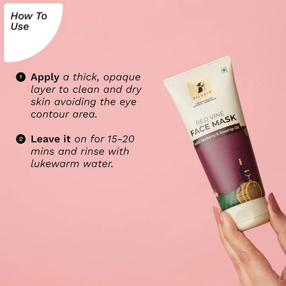 Pilgrim Red Vine Face Mask with Mulberry & Rosehip Oil