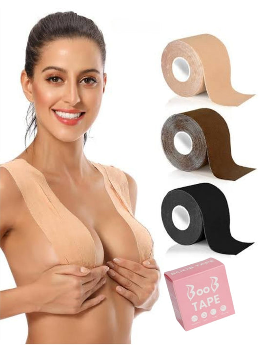 BoobTape for Women Breast Lift Tape for Strapless Dress Nipple Tape, Multipurpose Body Tape for Breast Push Up Booby Tape