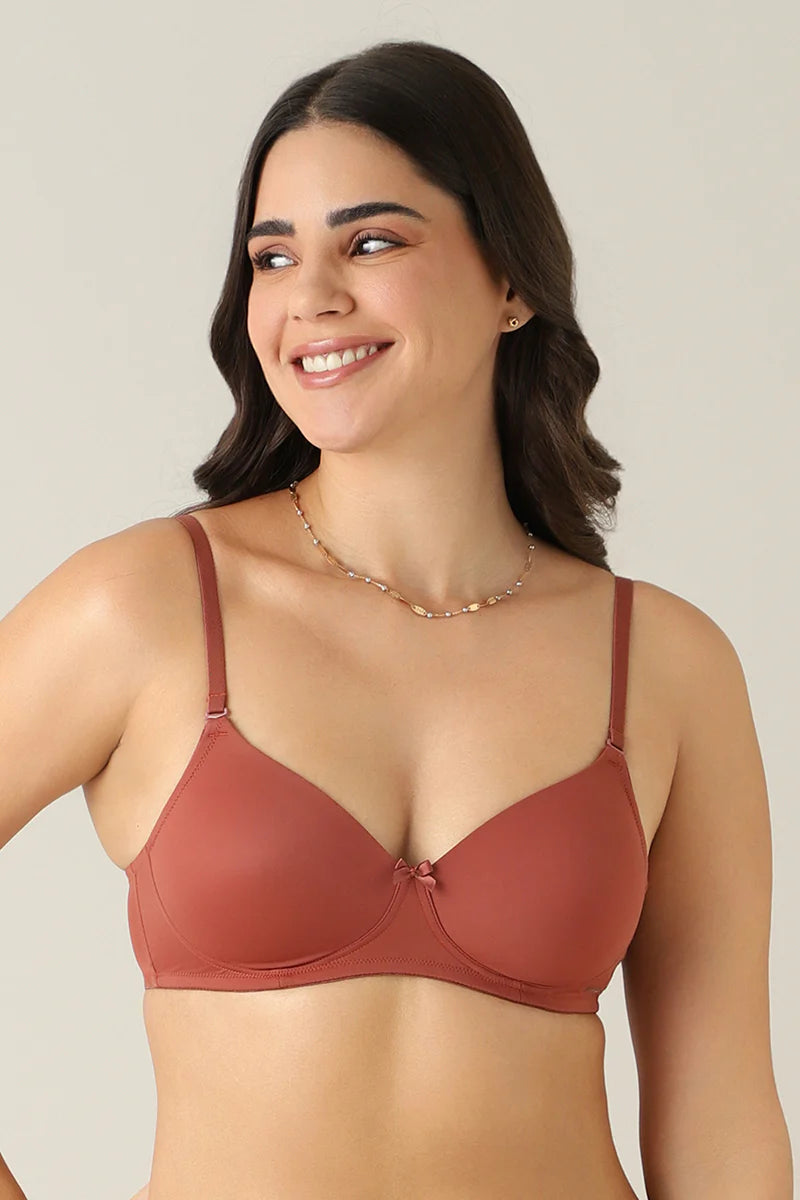 Amante  Smooth Charm Padded Non-Wired T-Shirt Bra-10606