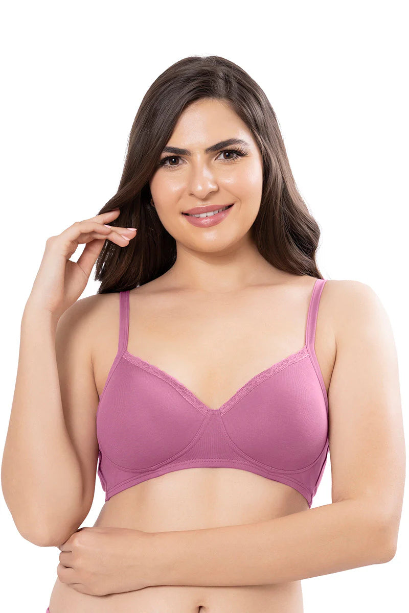 Amante  Cotton Casual Padded Non-wired T-shirt Bra