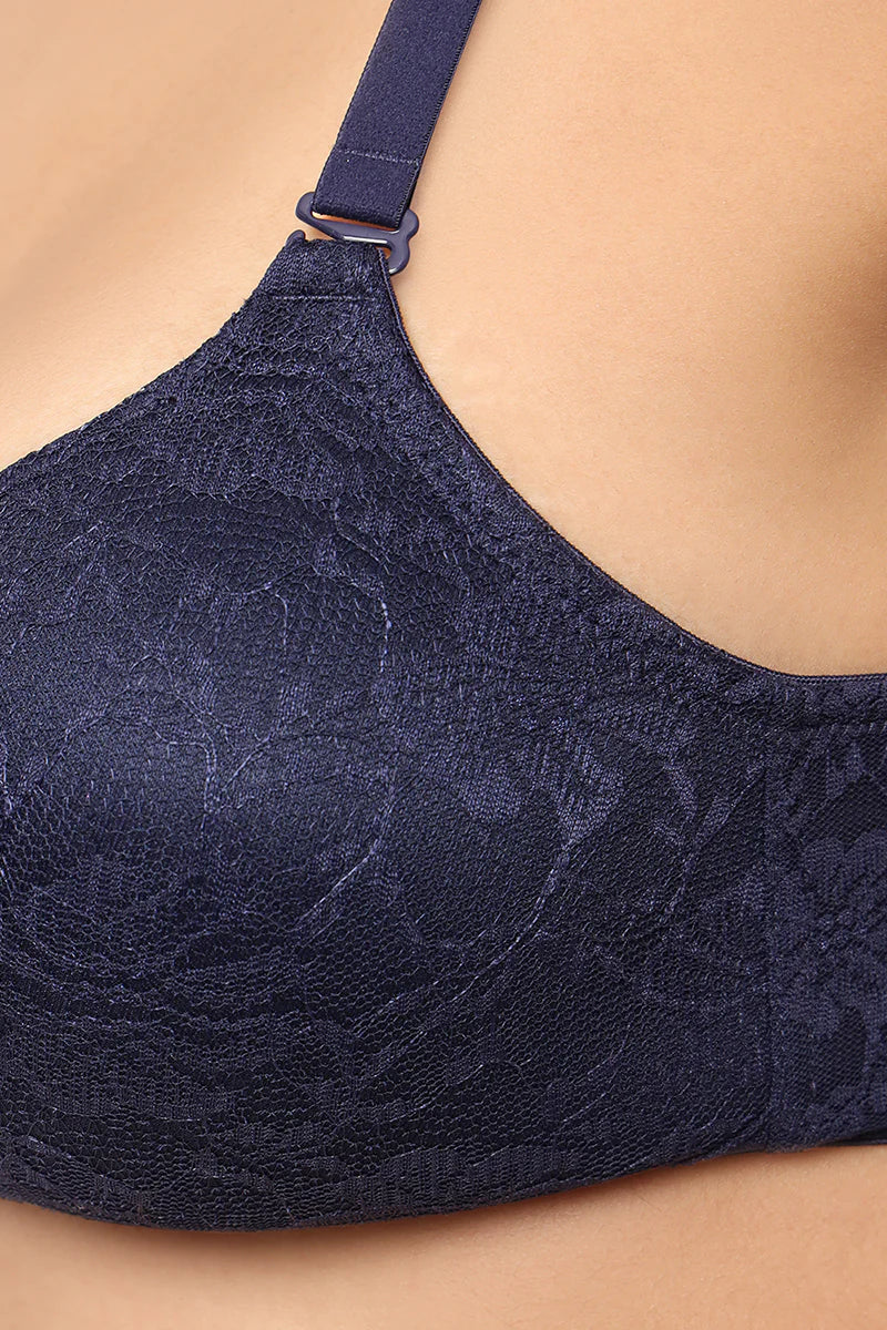 Amante  Floral Romance Non Wired Lightly Padded Non-Wired Full Coverage Bra-10306